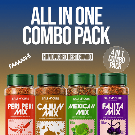 All in One Combo Pack (4-in-1) – Low Sodium Seasoning Set