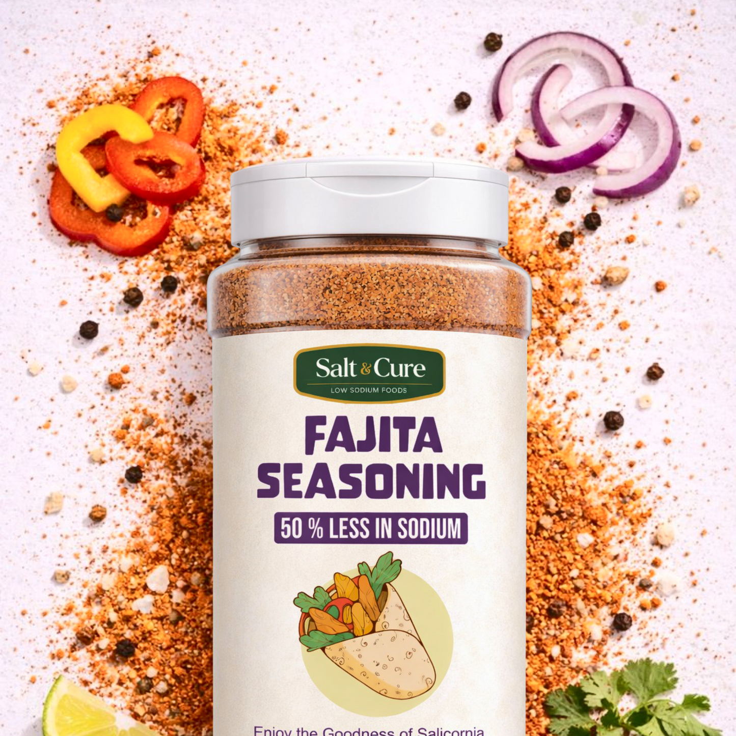 Fajita Seasoning - 50% Less Sodium 500 gms