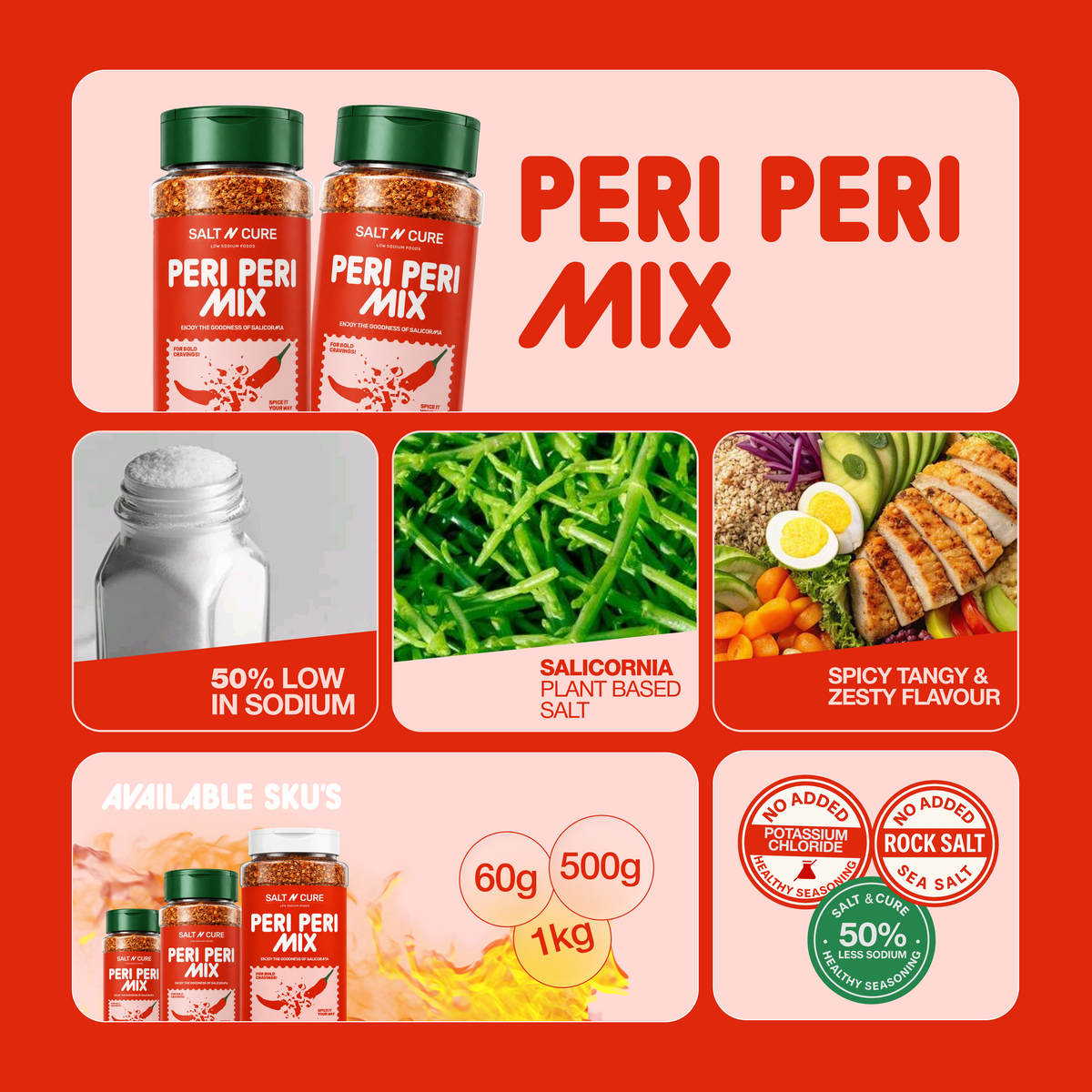 Peri Peri Seasoning – 50% Less Sodium