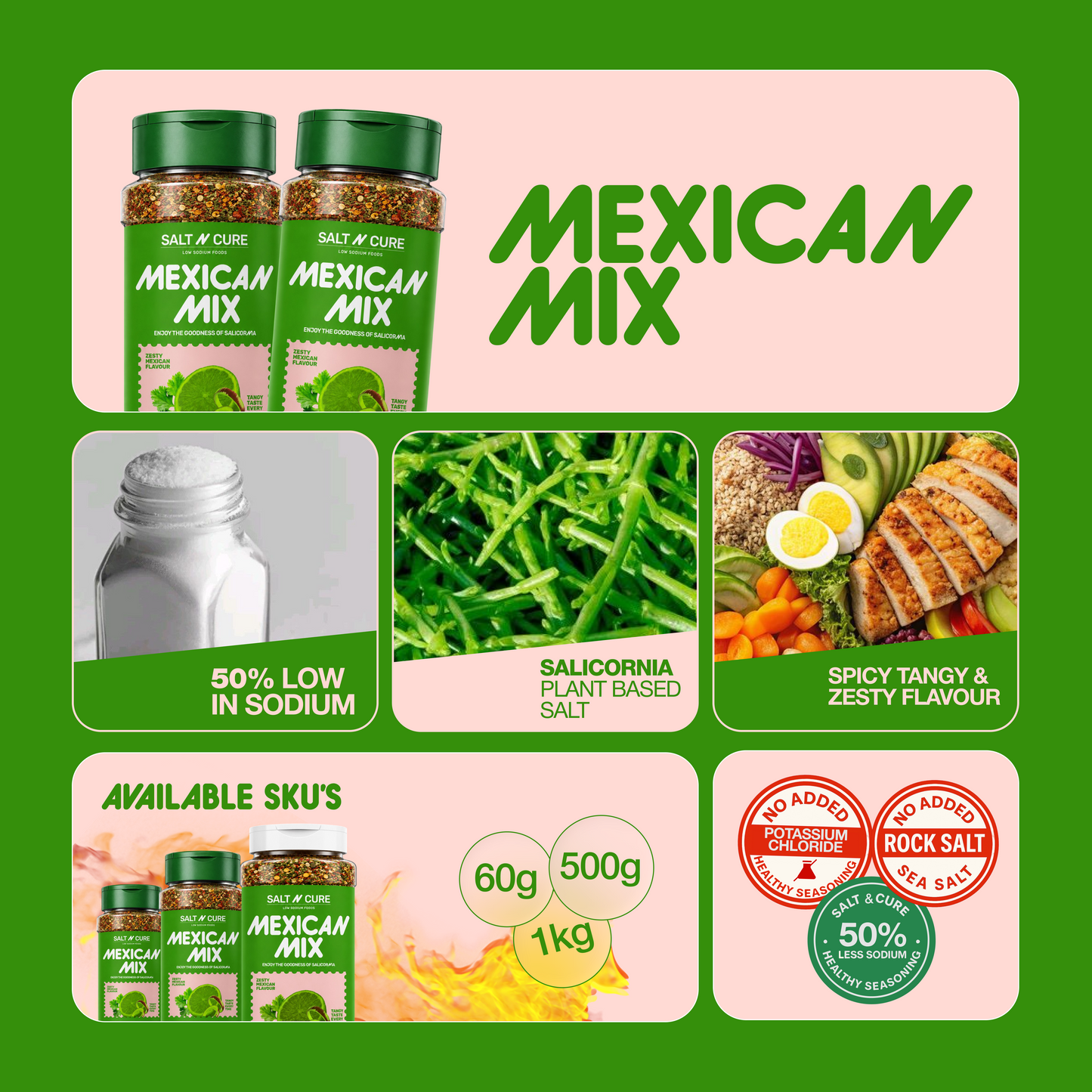 Mexican Seasoning - 50% Less Sodium