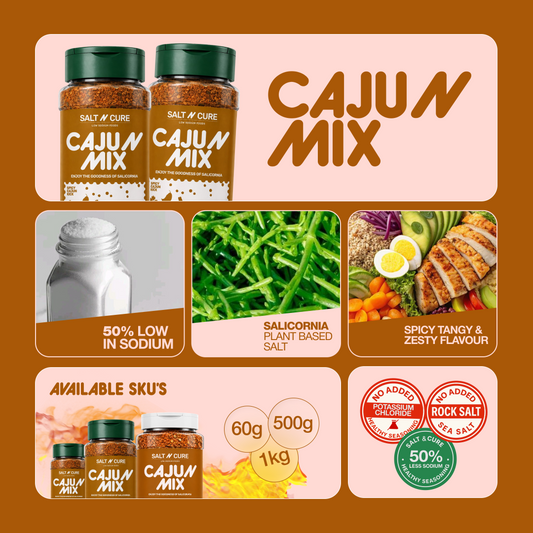 Cajun Seasoning – 50% Less Sodium