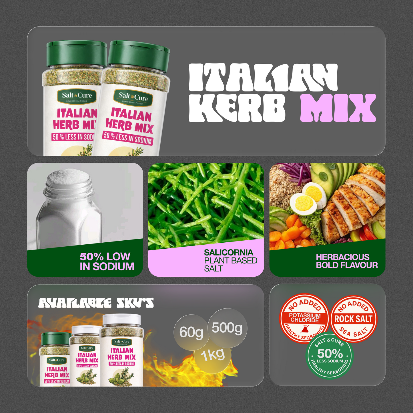 Italian Herb Mix – 50% Less Sodium