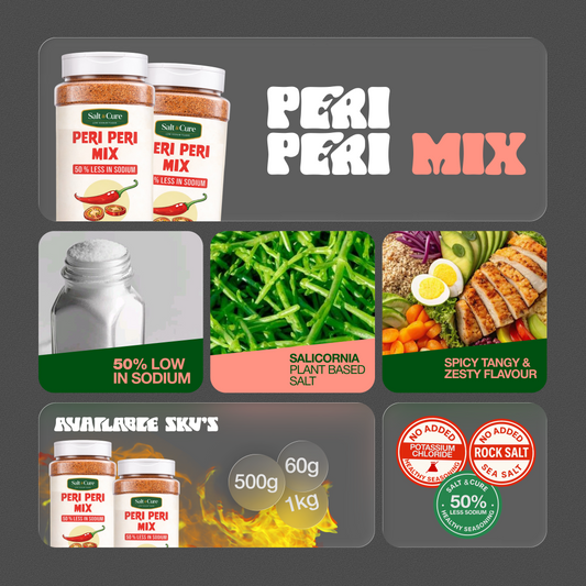 Peri Peri Seasoning – 50% Less Sodium 500 gms