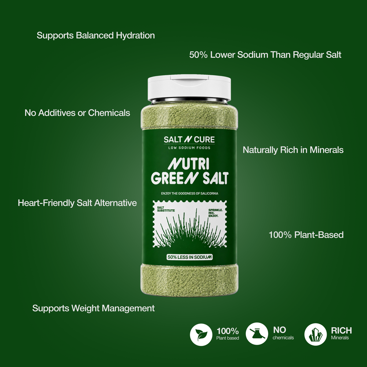 Nutri Green Salt - 500 gms
